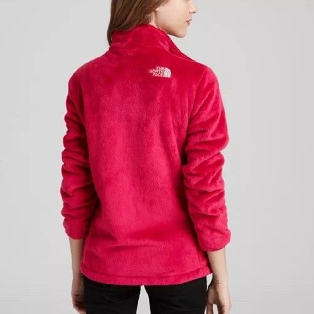 The North Face Women’s Osito Fleece Full Zip Pink Fluffy Jacket Small